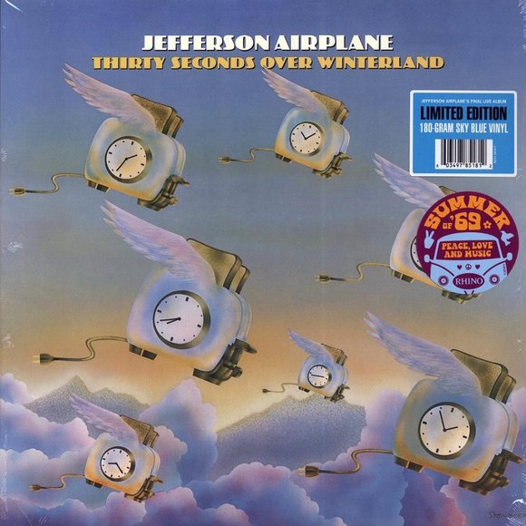 Jefferson Airplane Thirty Seconds Over Winterland LP ~ 180g Sky Blue Vinyl ~New! - Picture 1 of 4